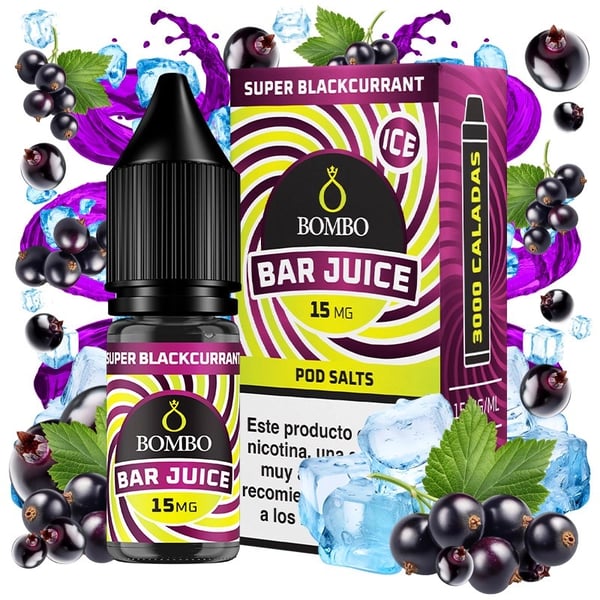 Sales Super Blackcurrant - Bar Juice by Bombo 10ml