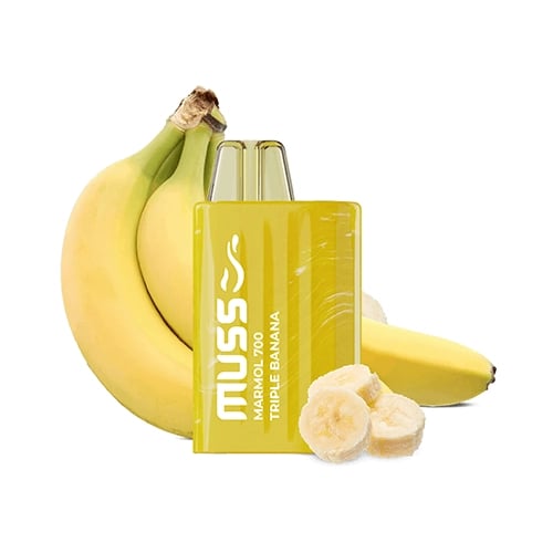 Vaper desechable Triple Banana - Muss Marmol 700