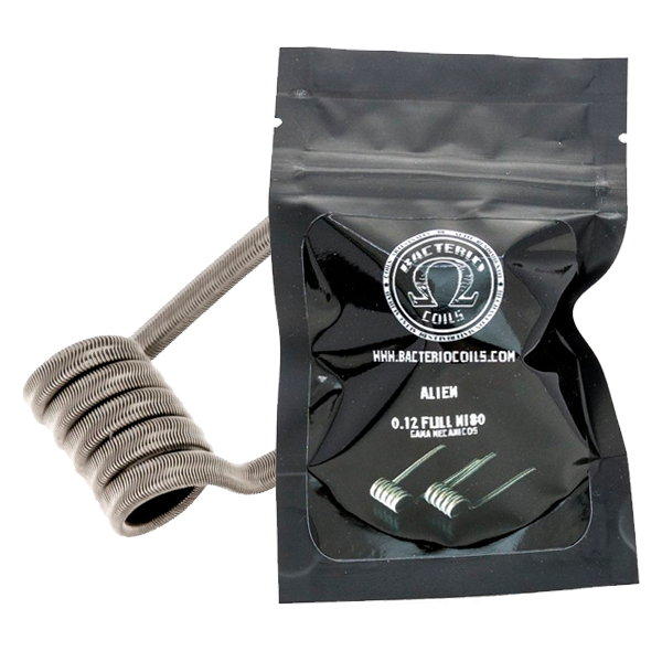 Bacterio Coils - Alien Full Ni80 (Resistencias Artesanales)