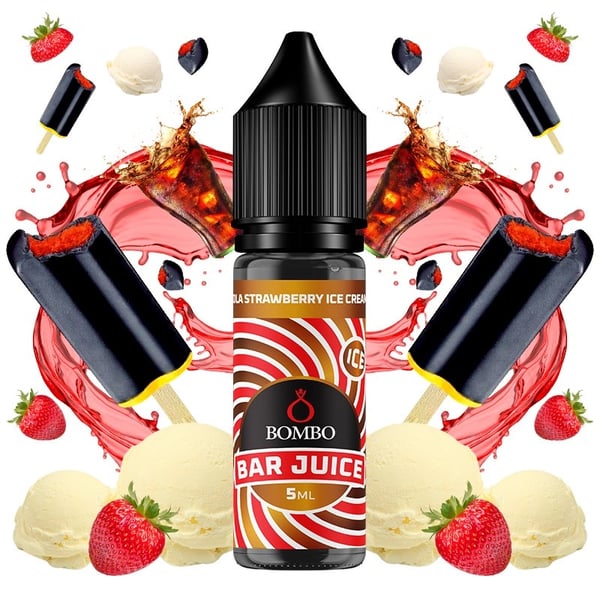 Aroma Cola Strawberry Ice Cream - Bar Juice by Bombo (Longfill para Sales) 