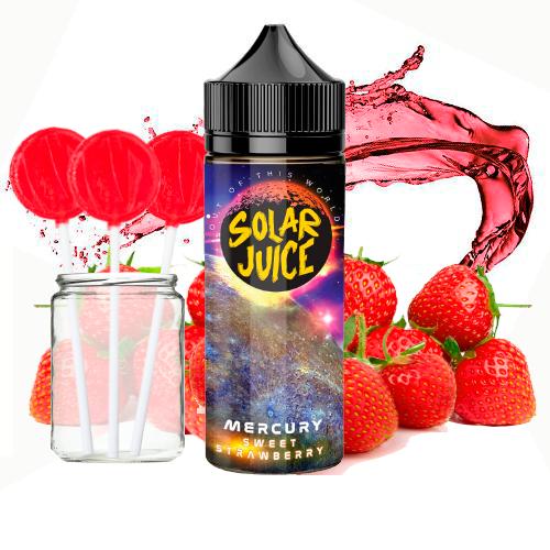 Solar Juice Mercury Strawberry Lollipop