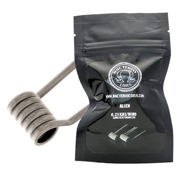 Bacterio Coils - Alien Ka1/Ni80 (Resistencias Artesanales)
