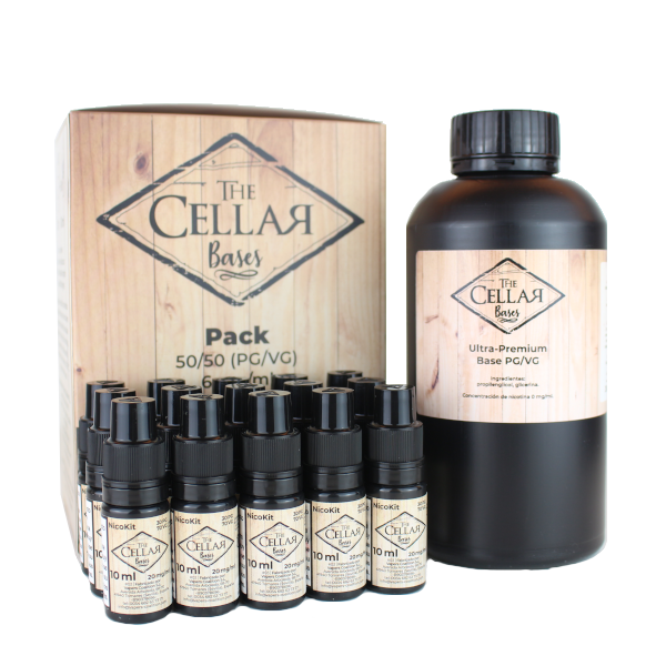 The Cellar Pack Base + Nicokits (500ml)