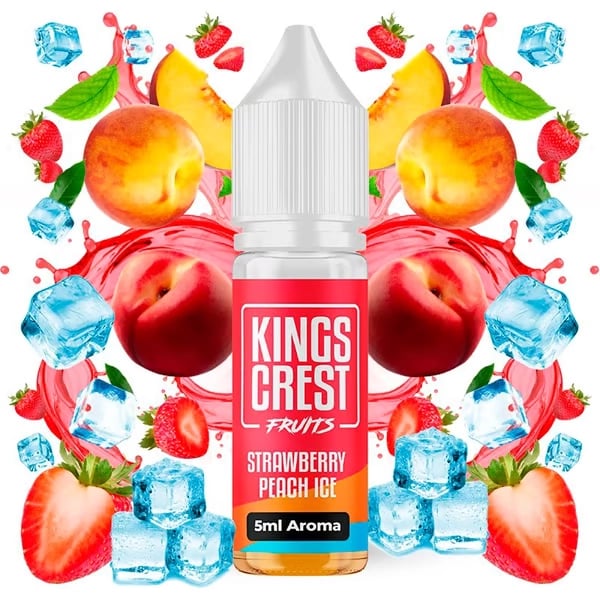 Aroma Strawberry Peach Ice - Kings Crest (Longfill para Sales)