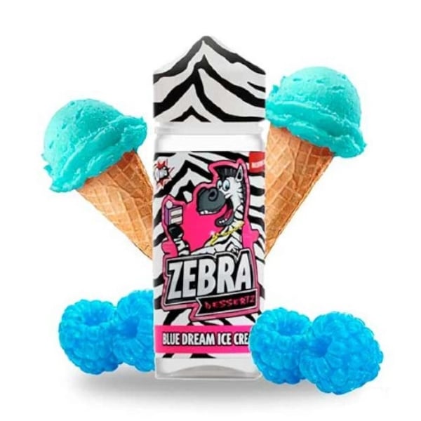 Blue Dream Ice Cream - Zebra Juice 100ml (outlet)