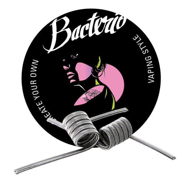 Bacterio Coils - Silk Coil MTL Ka1/Ni80 (Resistencias Artesanales)