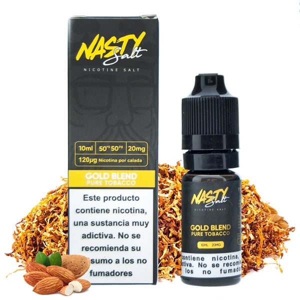 Nasty Juice Salt Gold Blend Pure Tobacco 10ml