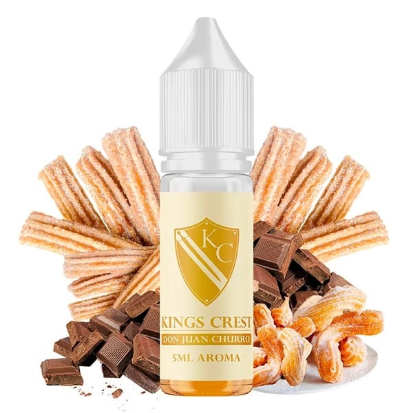 Aroma Don Juan Churro - Kings Crest (Longfill para Sales)