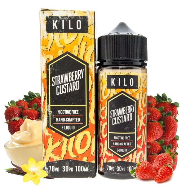 Strawberry Custard 100ml - Kilo