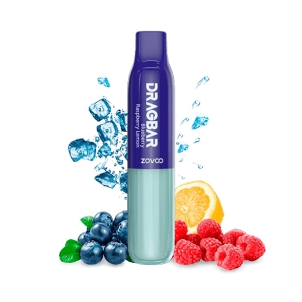 Voopoo Zovoo Dragbar 600 S Blueberry Raspberry Lemon - Pod Desechable (Outlet)