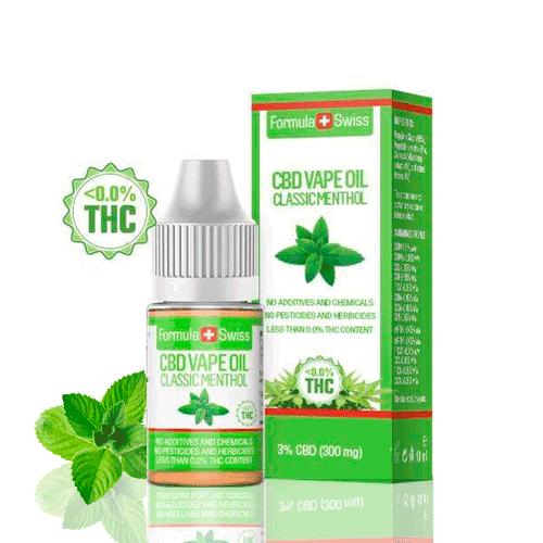 Formula Swiss Classic Menthol 10ml - CBD E-Liquid