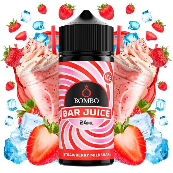 Aroma Strawberry Milkshake Ice - Bar Juice by Bombo (Longfill)