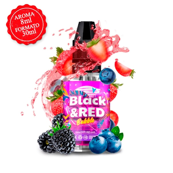 Aroma Black & Red Bubble - Oil4Vap 8ml (Longfill)