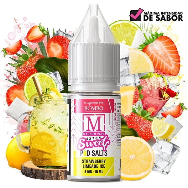 Sales Strawberry Limeade Ice - Magnum Vape Extra Sweet Pod Salts 10ml