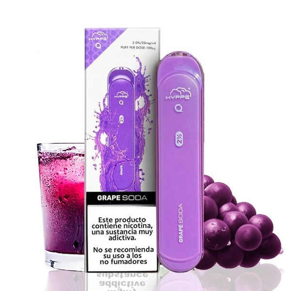 Hyppe Q Grape Soda - Pod desechable