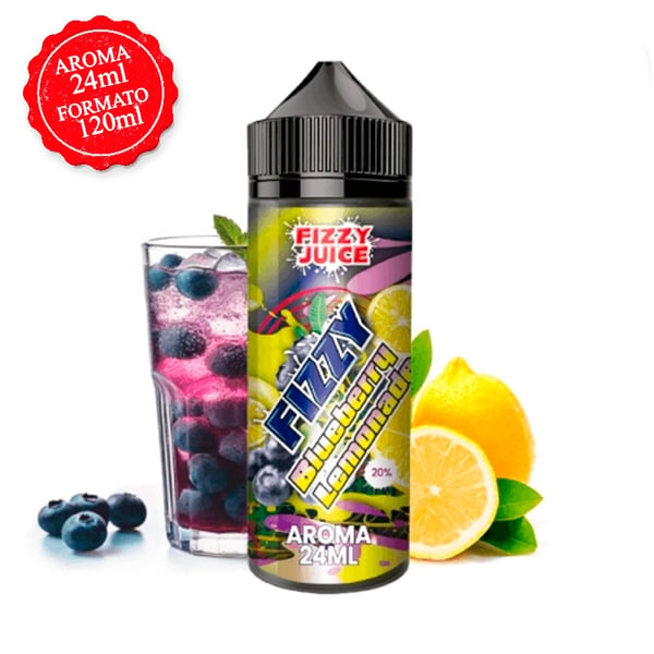 Aroma Blueberry Lemonade - Fizzy Juice 24ml (Longfill)