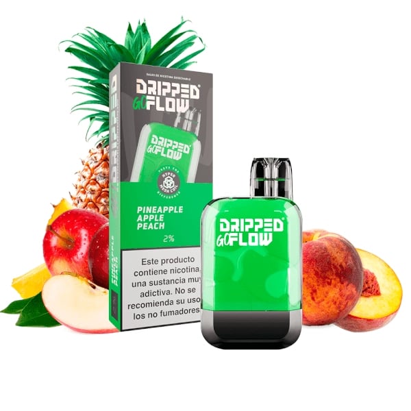 Vaper desechable Pineapple Apple Peach - Dripped GoFlow