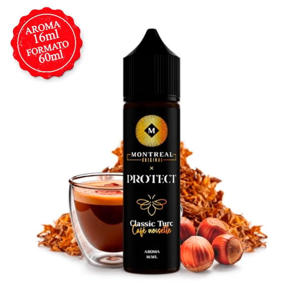 Aroma Classic Turc Café Noisette - Montreal & Protect 16ml (Longfill)