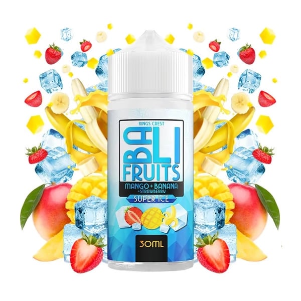 Aroma Mango Banana Strawberry Super Ice - Bali Fruits by Kings Crest (Longfill)