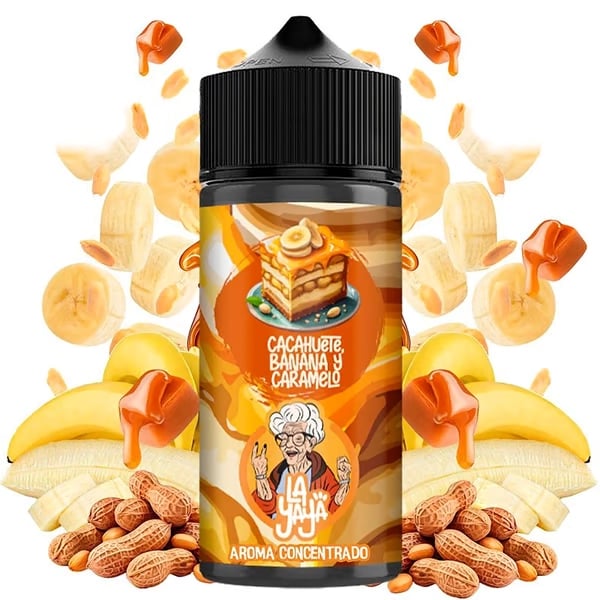 Aroma Cacahuete Banana y Caramelo - La Yaya 30ml (Longfill)