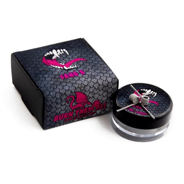 Fang S 0.30ohm Single Full N80 - Burn Them All Coils (Resistencias Artesanales)