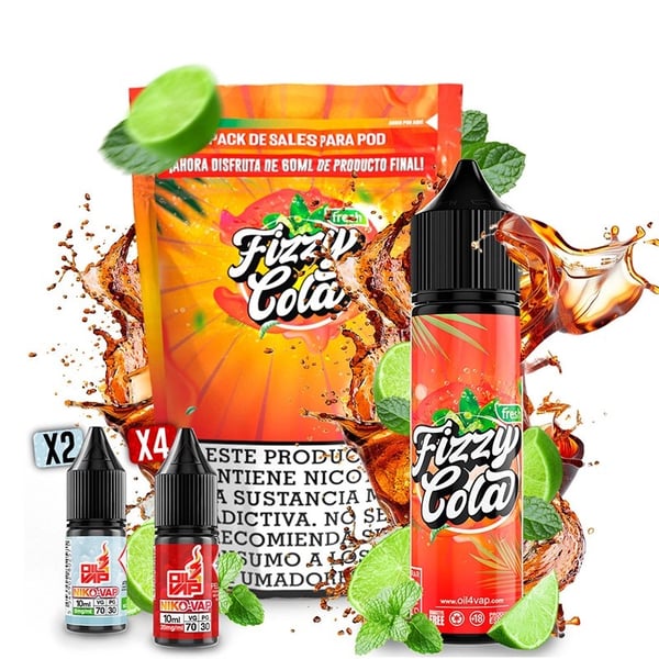 Pack Fizzy Cola + NikoVaps - Oil4Vap Sales - 60ml