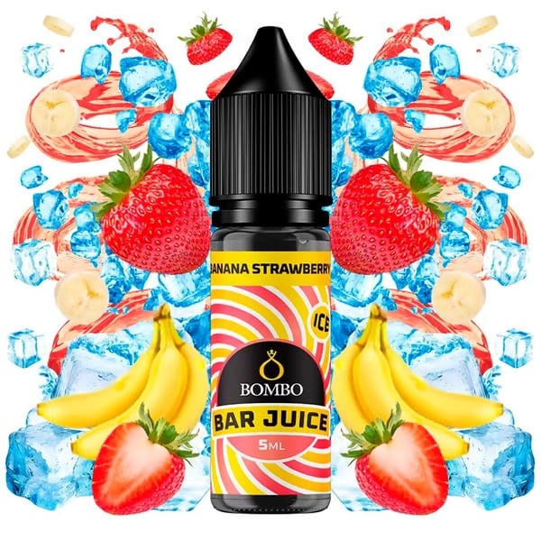 Aroma Banana Strawberry Ice - Bar Juice by Bombo (Longfill para Sales)