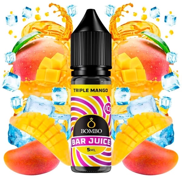 Aroma Triple Mango Ice - Bar Juice by Bombo (Longfill para Sales)