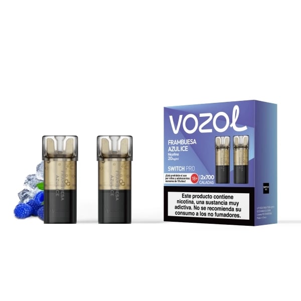 Frambuesa Azul Ice - Vozol Switch Pro (cartucho precargado)