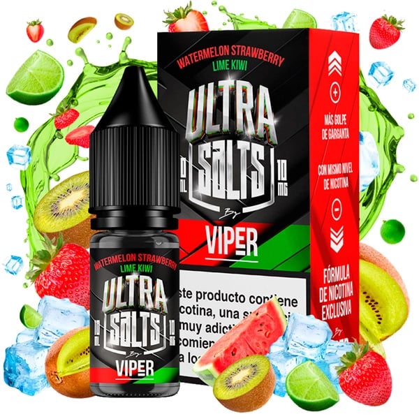 Sales Watermelon Kiwi Strawberry Lime - Ultra Salts by Viper 10ml