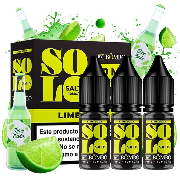 Bombo Solo Nic Salts - Lime Solda (Pack 3)