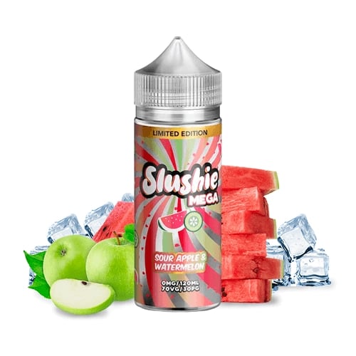 Slushie Mega Watermelon Sour Apple 100ml