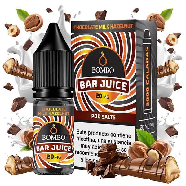 Sales Chocolate Milk Hazelnut - Bar Juice by Bombo 10ml