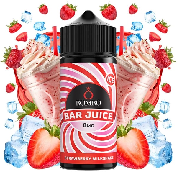 Strawberry Milkshake Ice - Bombo Bar Juice 100ml