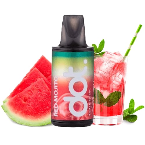 Cápsula Precargada Red Mojito - Dotmod Switch - Edición MonoVapeador (Pack 2)