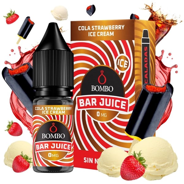 Sales Cola Strawberry Ice Cream - Bar Juice by Bombo 10ml