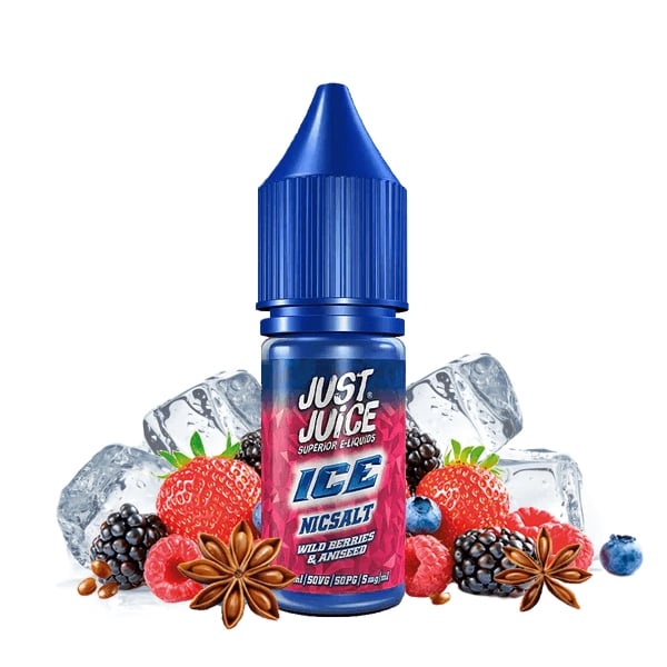 Just Juice Nic Salt Ice - Wild Berries Aniseed 10ml (Outlet)