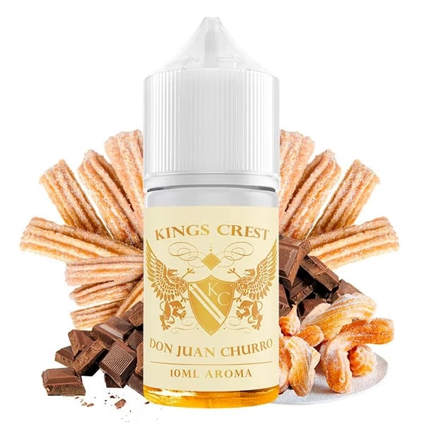 Aroma Don Juan Churro - Kings Crest (Longfill para Sales)