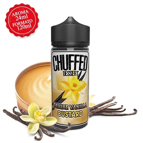 Aroma Deluxe Vanilla Custard - Chuffed Dessert 24ml (Longfill)