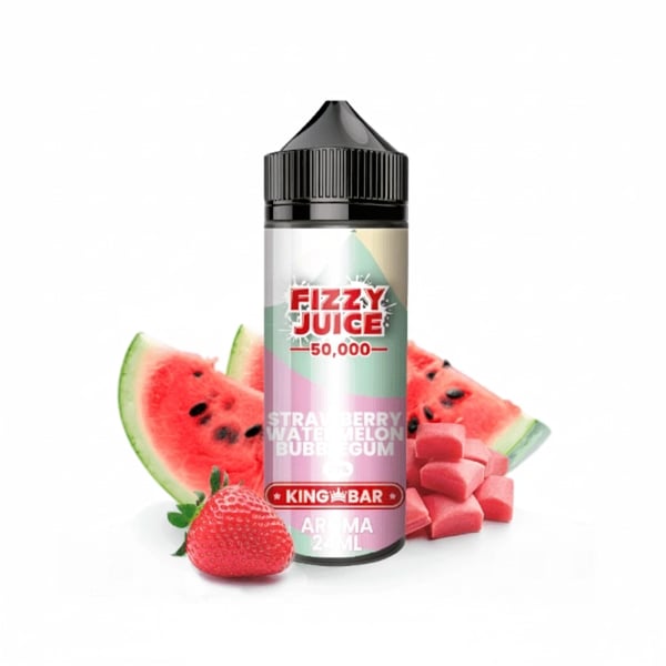 Aroma Strawberry Watermelon Bubblegum - Fizzy Juice 24ml (Longfill)