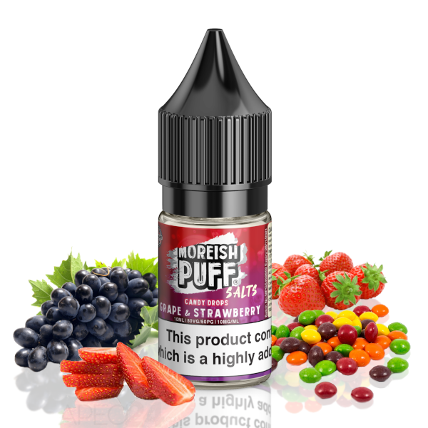 Grape & Strawberry Candy Drops - Moreish Puff Nic Salt