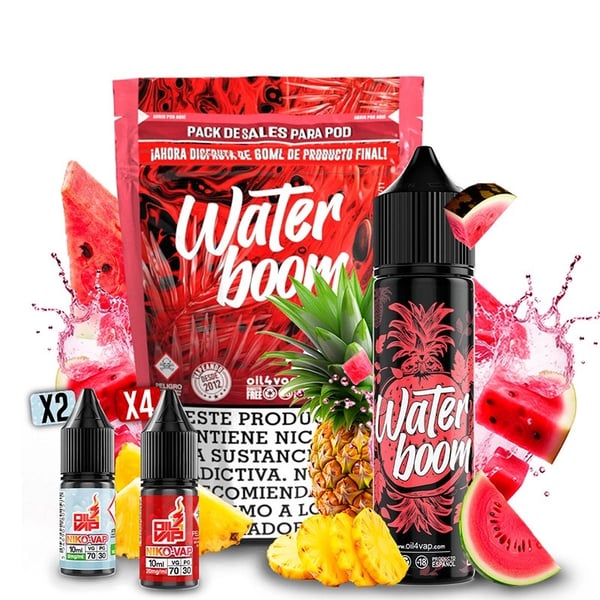 Pack Waterboom + NikoVaps - Oil4Vap Sales - 60ml