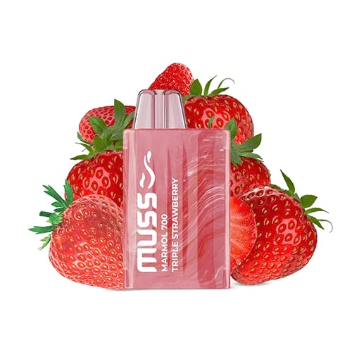 Vaper desechable Triple Strawberry - Muss Marmol 700