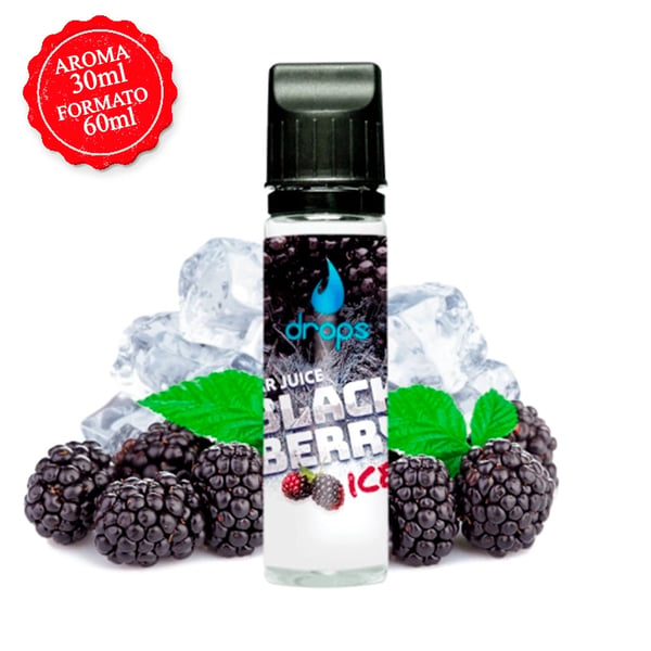 Aroma Blackberry Ice - Drops Bar Juice (Longfill)