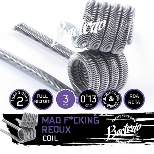 Bacterio Coils Mad f*cking Redux Full Ni80 (Resistencias Artesanales) 