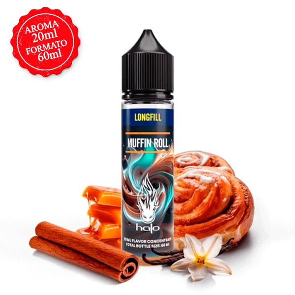 Aroma Muffin Roll - Halo 20ml (Longfill)