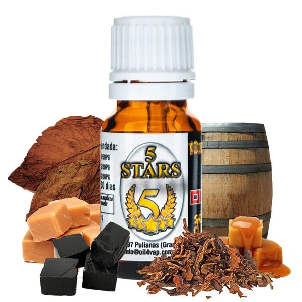 Aroma Oil4Vap Tabaco Rubio 5 Stars 10ml
