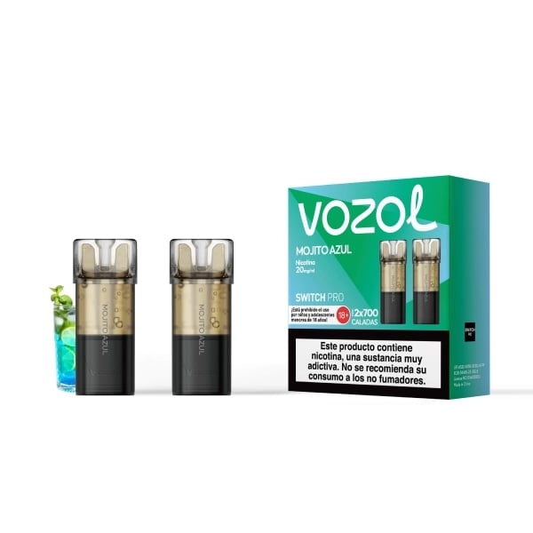 Mojito Azul - Vozol Switch Pro (cartucho precargado)