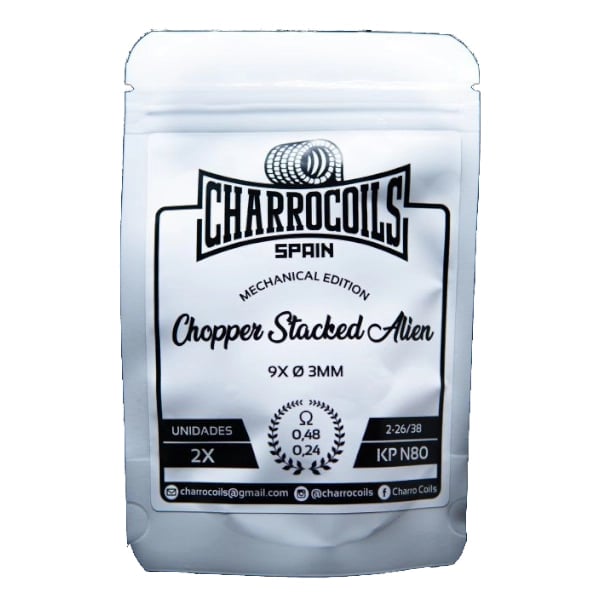 Charro Coils Chopper Stacked Alien 0.48ohm (pack 2)