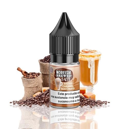 Brewed Salted Caramel Macchiato - Moreish Puff Nic Salt